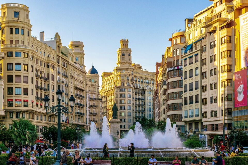 Placa de l'Ajuntament, Valencia, Spain